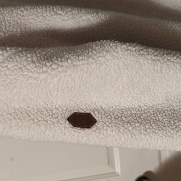 Free country Women's Large Fleece Zip Up Jacket Winter White Warm - Picture 9 of 12